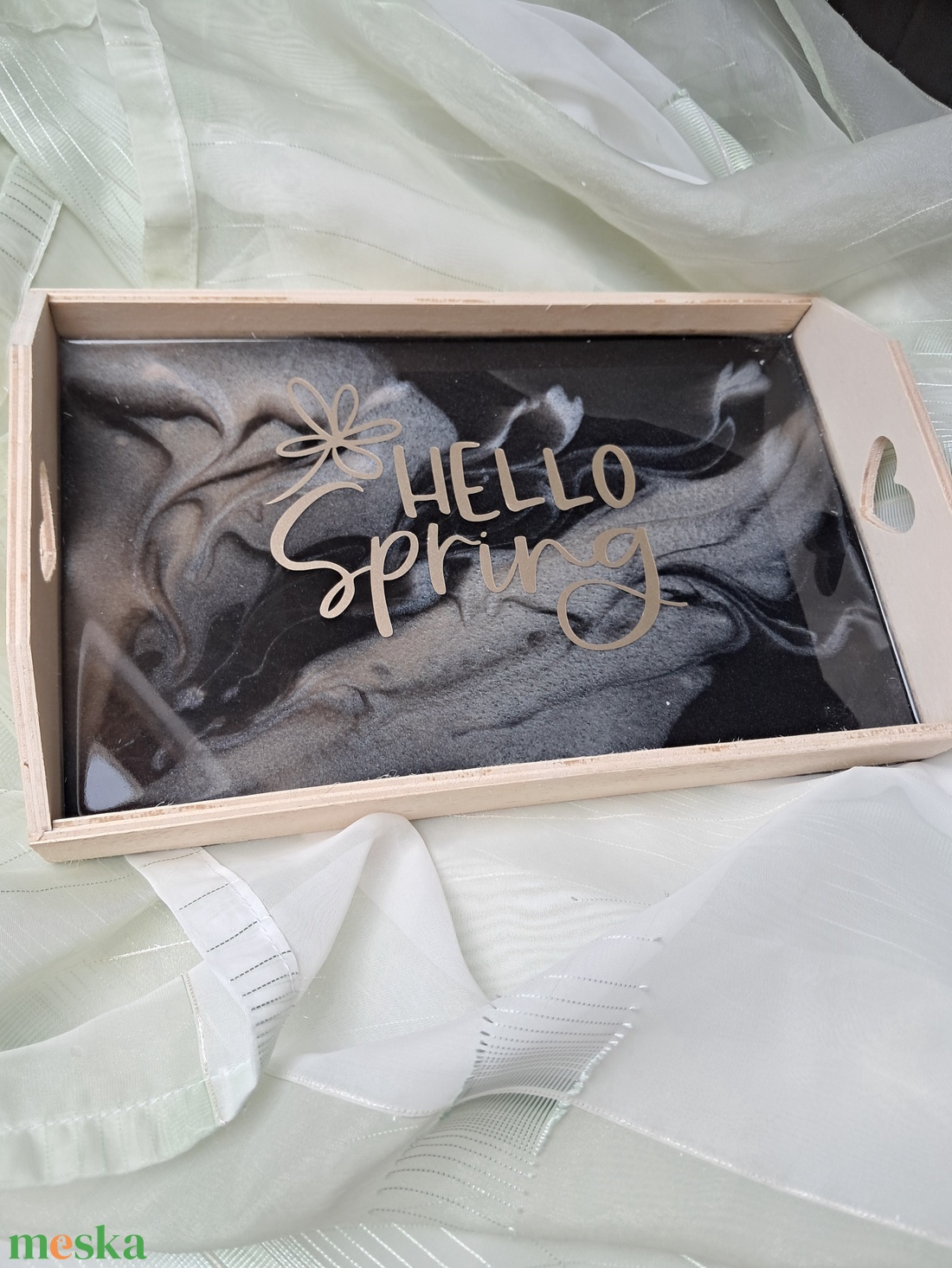 Epoxi-fa tálca - otthon & életmód - konyhafelszerelés, tálalás - tálalás - tálca - Meska.hu