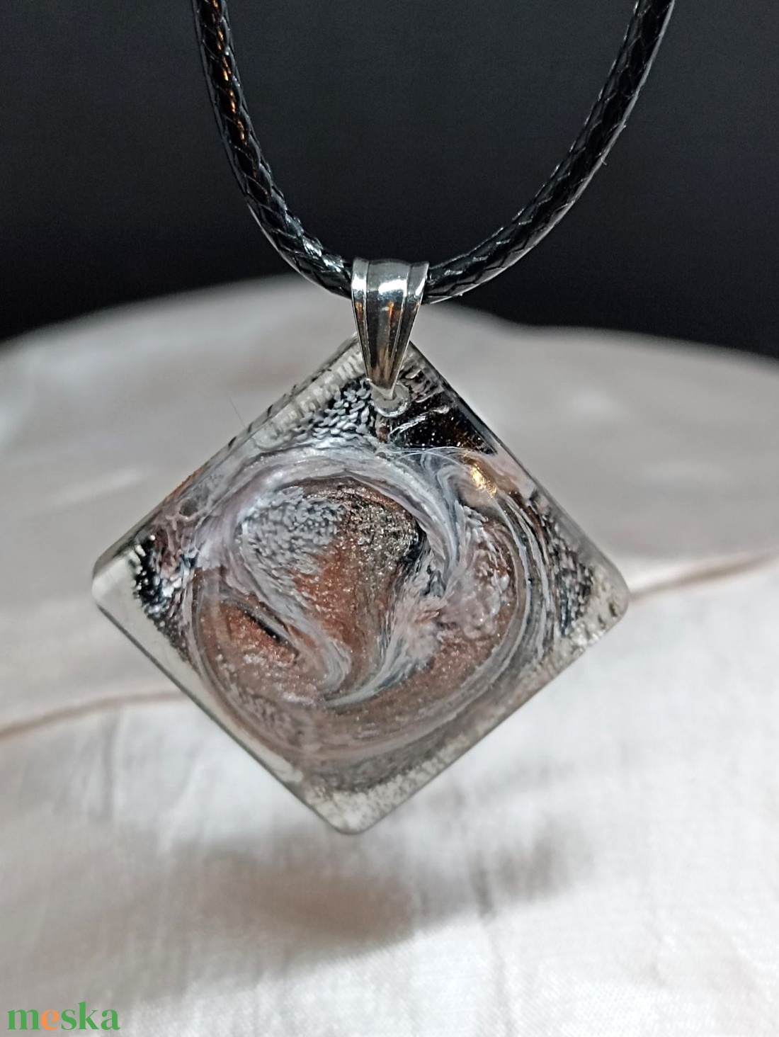 Silver - rombusz medál - ékszer - nyaklánc - medálos nyaklánc - Meska.hu Silver - rombusz medál - ékszer - nyaklánc - medálos nyaklánc - Meska.hu