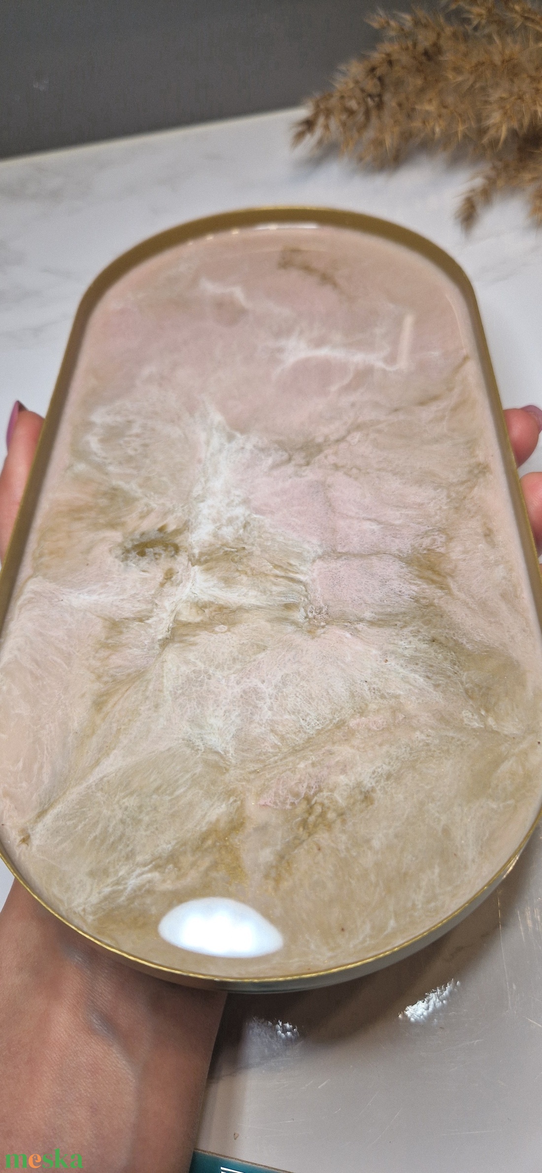 Harmónia fém tálca epoxyval - ékszer - ékszertartó - ékszerdoboz - Meska.hu Harmónia fém tálca epoxyval - ékszer - ékszertartó - ékszerdoboz - Meska.hu