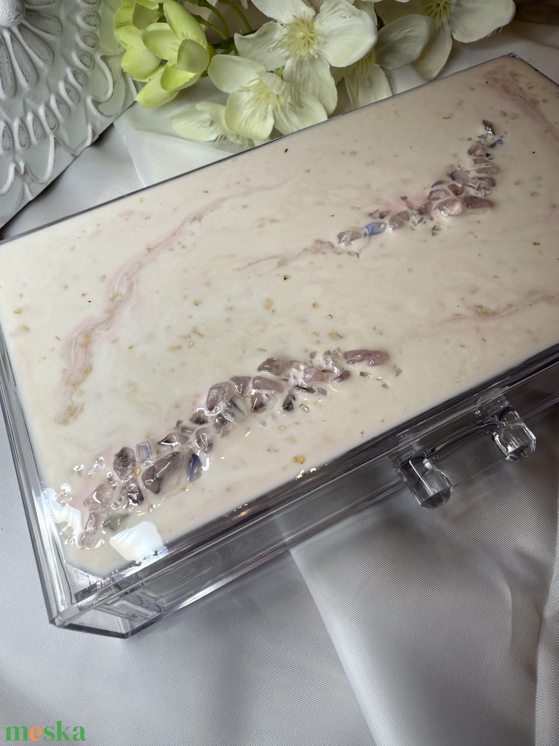 Epoxy ékszertartó doboz ásványokkal - ékszer - ékszertartó - ékszerdoboz - Meska.hu Epoxy ékszertartó doboz ásványokkal - ékszer - ékszertartó - ékszerdoboz - Meska.hu