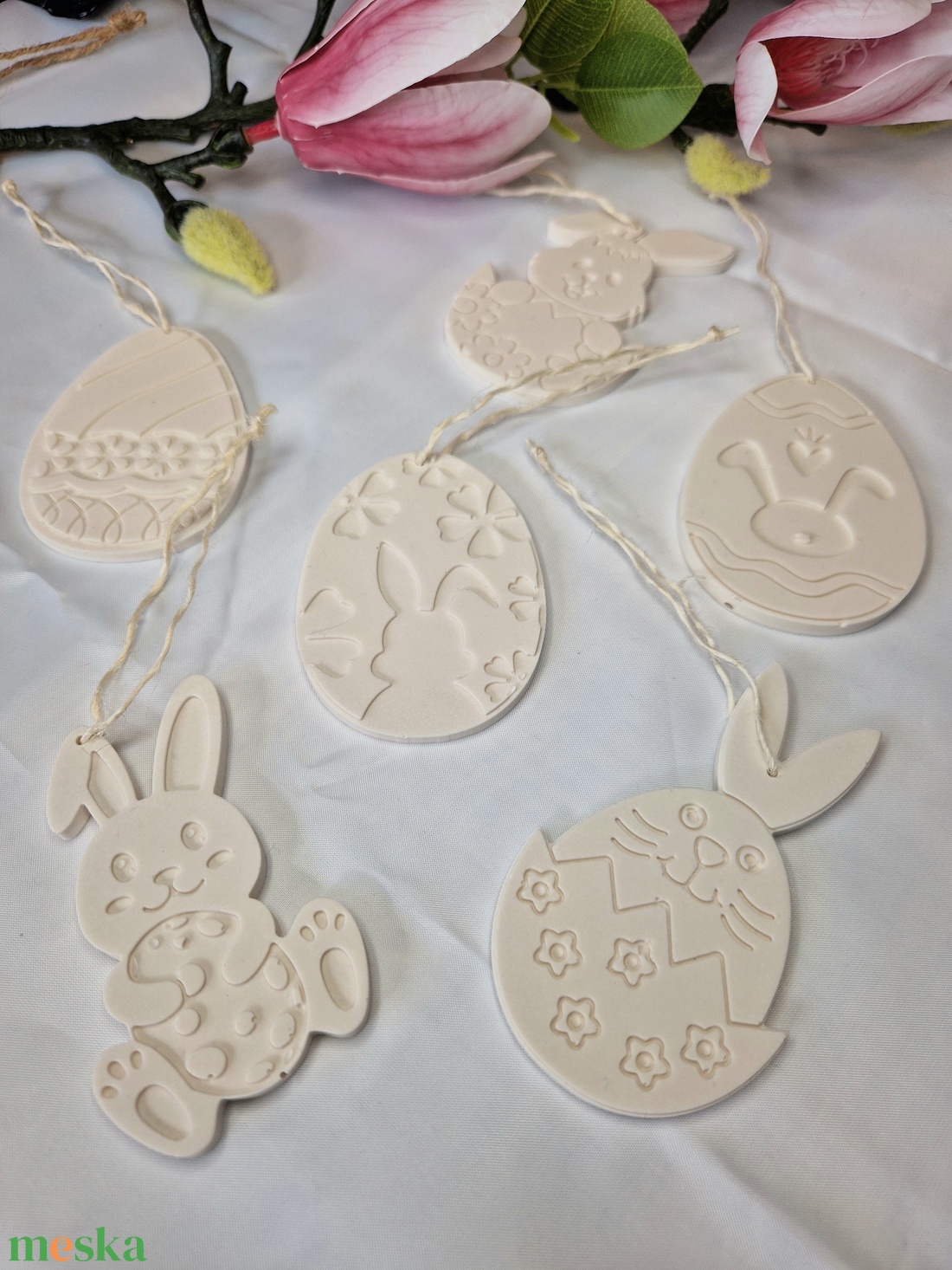 6db húsvéti festhető natúr dekor - diy (csináld magad) - Meska.hu