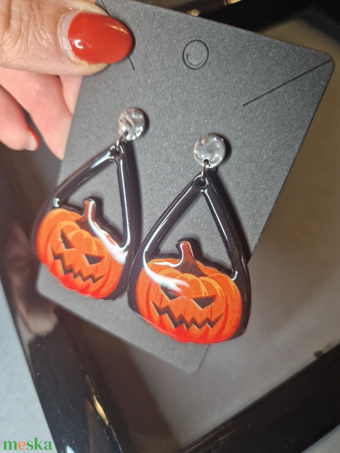 Halloween fülbevaló - otthon & életmód - dekoráció - halloween - halloweeni ékszerek - Meska.hu Halloween fülbevaló - otthon & életmód - dekoráció - halloween - halloweeni ékszerek - Meska.hu