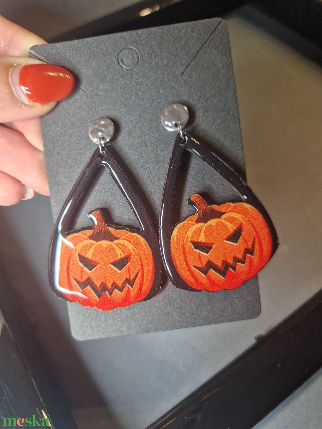 Halloween fülbevaló - otthon & életmód - dekoráció - halloween - halloweeni ékszerek - Meska.hu Halloween fülbevaló - otthon & életmód - dekoráció - halloween - halloweeni ékszerek - Meska.hu