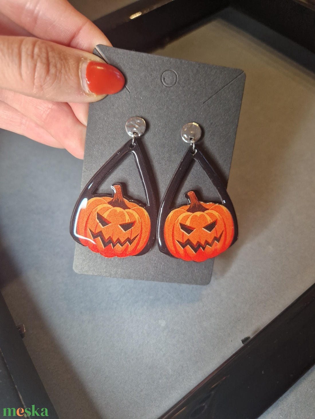 Halloween fülbevaló - otthon & életmód - dekoráció - halloween - halloweeni ékszerek - Meska.hu Halloween fülbevaló - otthon & életmód - dekoráció - halloween - halloweeni ékszerek - Meska.hu