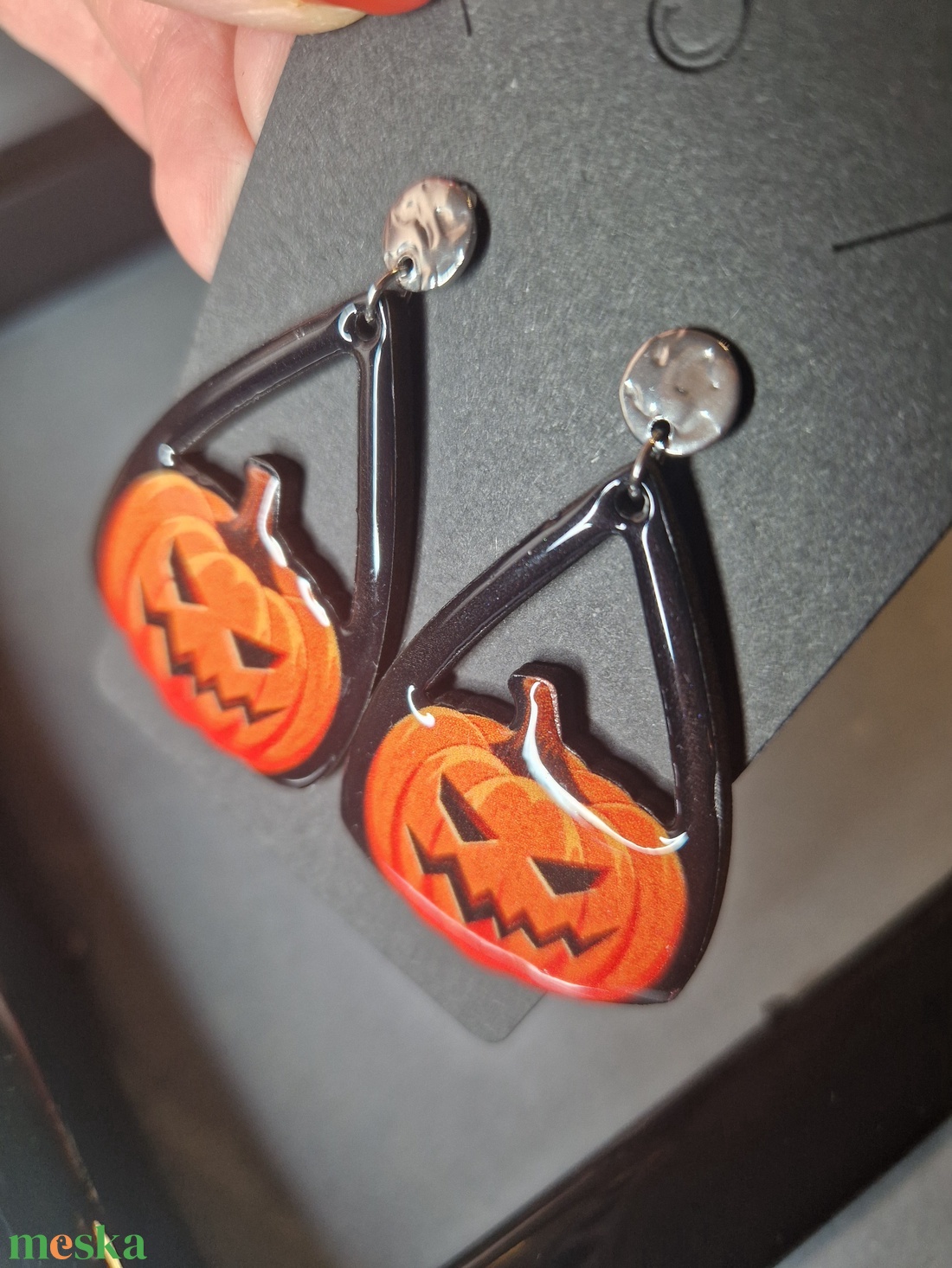 Halloween fülbevaló - otthon & életmód - dekoráció - halloween - halloweeni ékszerek - Meska.hu Halloween fülbevaló - otthon & életmód - dekoráció - halloween - halloweeni ékszerek - Meska.hu