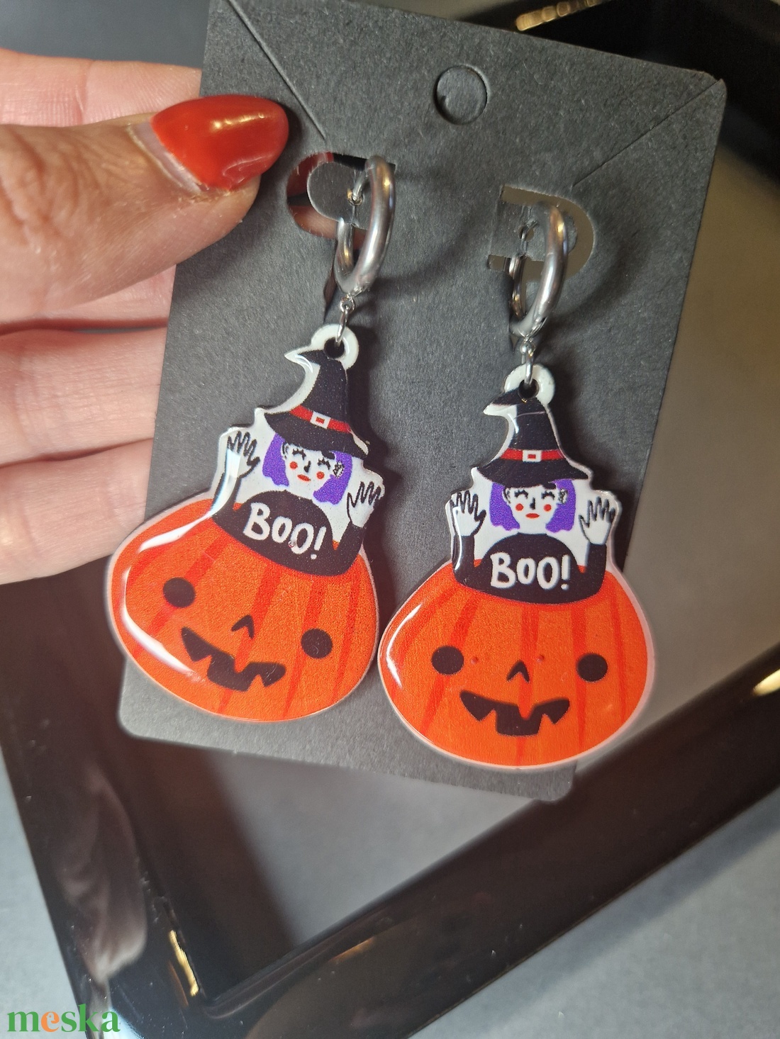 Halloween fülbevaló - otthon & életmód - dekoráció - halloween - halloweeni ékszerek - Meska.hu Halloween fülbevaló - otthon & életmód - dekoráció - halloween - halloweeni ékszerek - Meska.hu