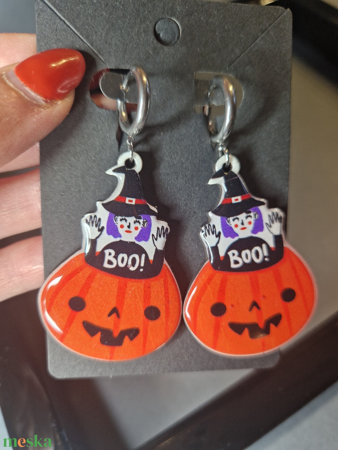 Halloween fülbevaló - otthon & életmód - dekoráció - halloween - halloweeni ékszerek - Meska.hu Halloween fülbevaló - otthon & életmód - dekoráció - halloween - halloweeni ékszerek - Meska.hu