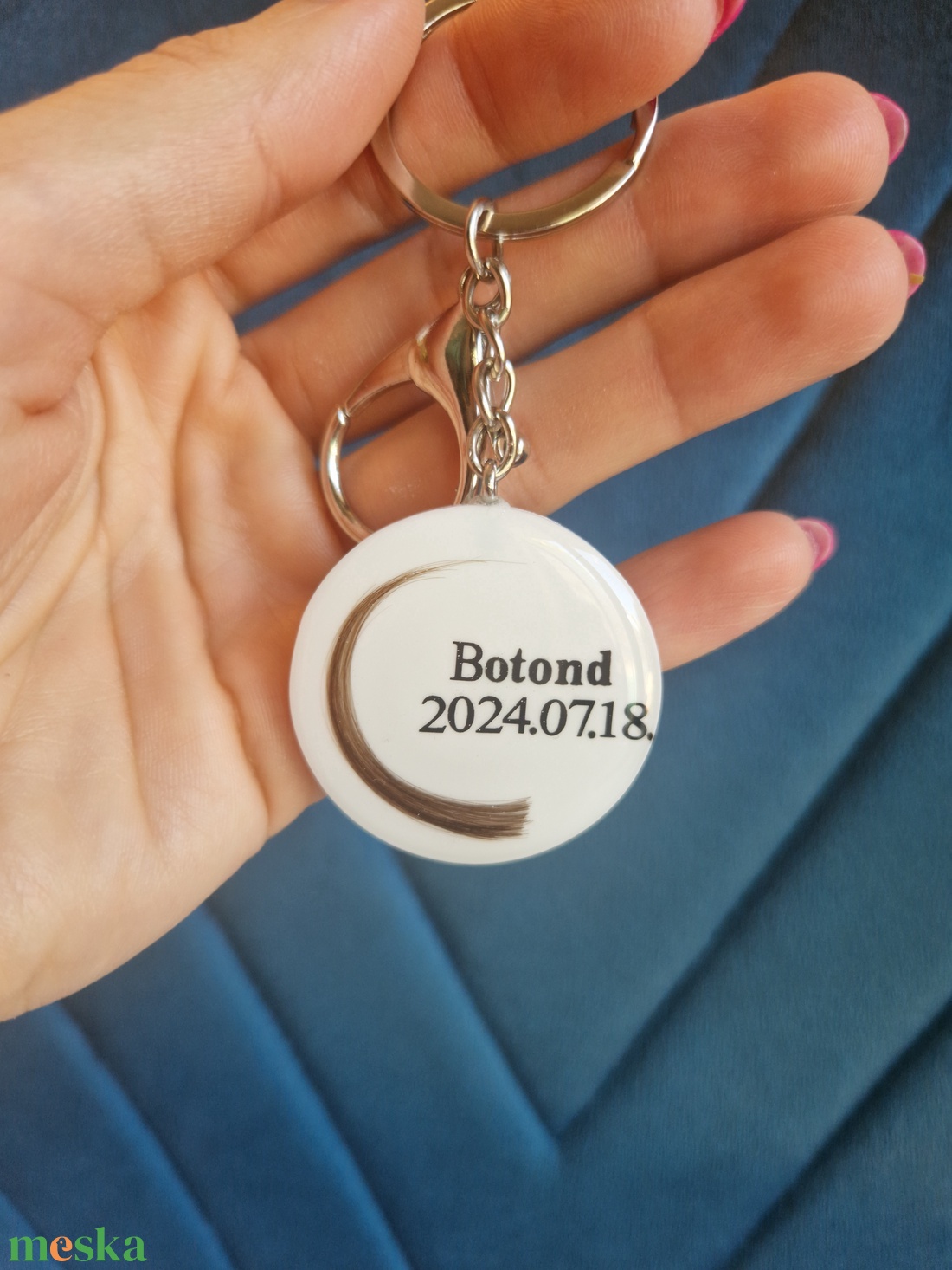 Hajtincses emlékőrző kulcstartó  - ékszer - ékszerszett - Meska.hu