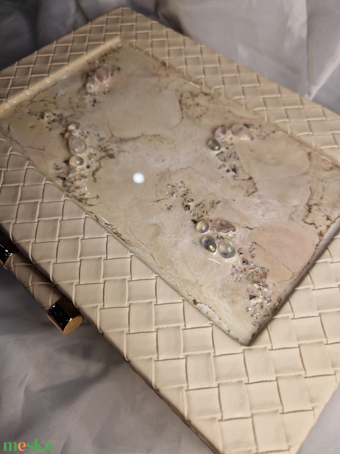 Ékszertartó doboz ásványokkal  - ékszer - ékszertartó - ékszerdoboz - Meska.hu