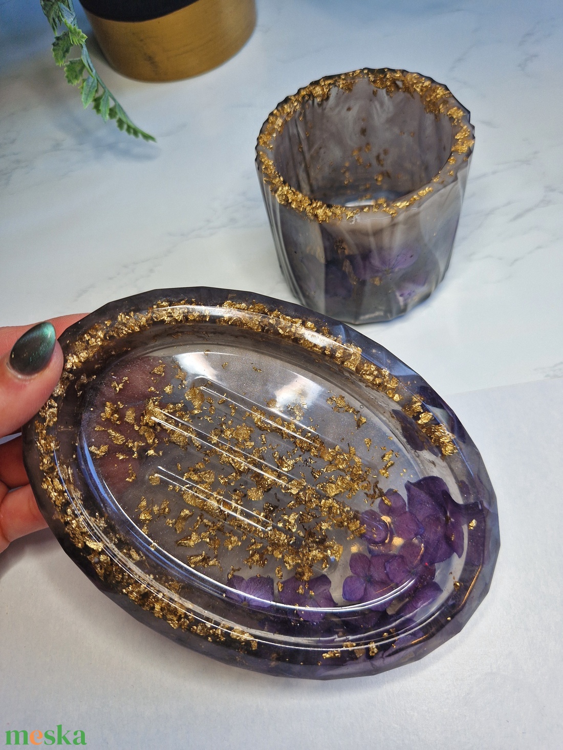 Szappantartó szett - otthon & életmód - fürdőszoba - szappantartó - Meska.hu