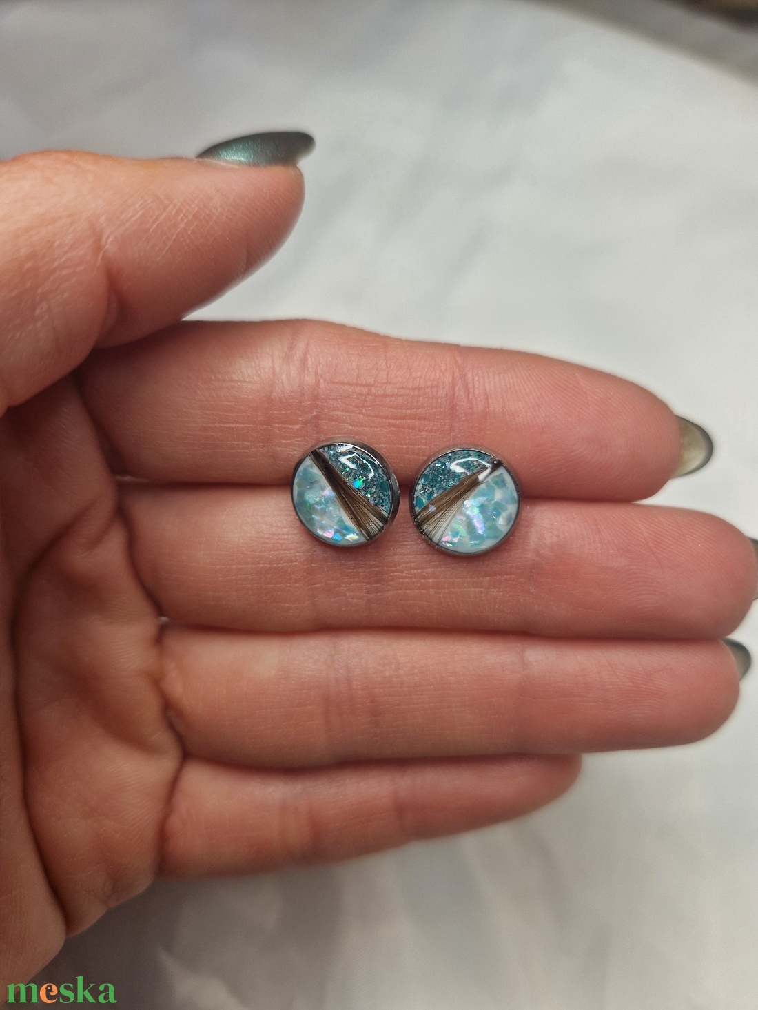 Hajtincses emlékőrző nemesacél fülbevaló  - ékszer - fülbevaló - fülékszer - Meska.hu