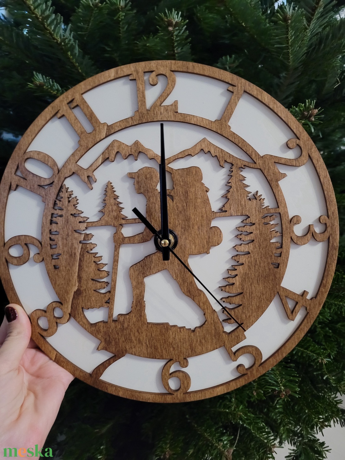 Túrázós óra - otthon & életmód - dekoráció - fali és függő dekoráció - falióra & óra - Meska.hu