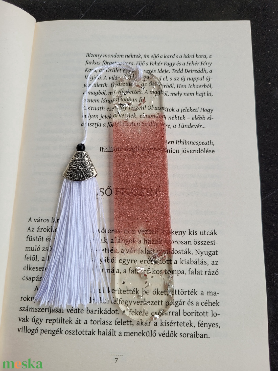 Epoxy könyvjelző - könyv & zene - könyvjelző - Meska.hu