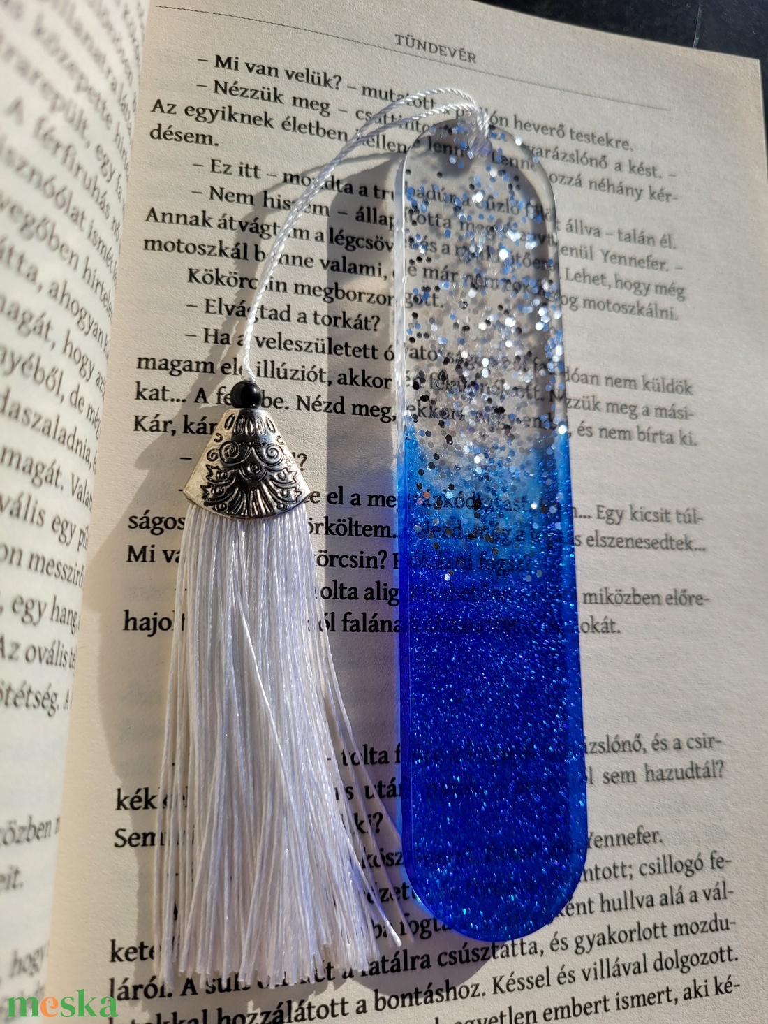 Epoxy könyvjelző - könyv & zene - könyvjelző - Meska.hu