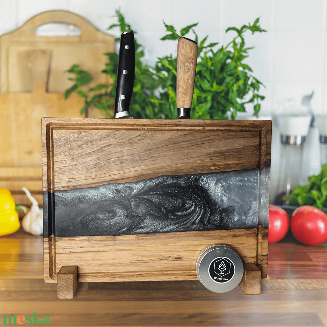 3 az 1-ben prémium vágódeszka, késtartó és tálaló egyben fekete-fehér - otthon & életmód - konyhafelszerelés, tálalás - sütés, főzés - vágódeszka - Meska.hu 3 az 1-ben prémium vágódeszka, késtartó és tálaló egyben fekete-fehér - otthon & életmód - konyhafelszerelés, tálalás - sütés, főzés - vágódeszka - Meska.hu