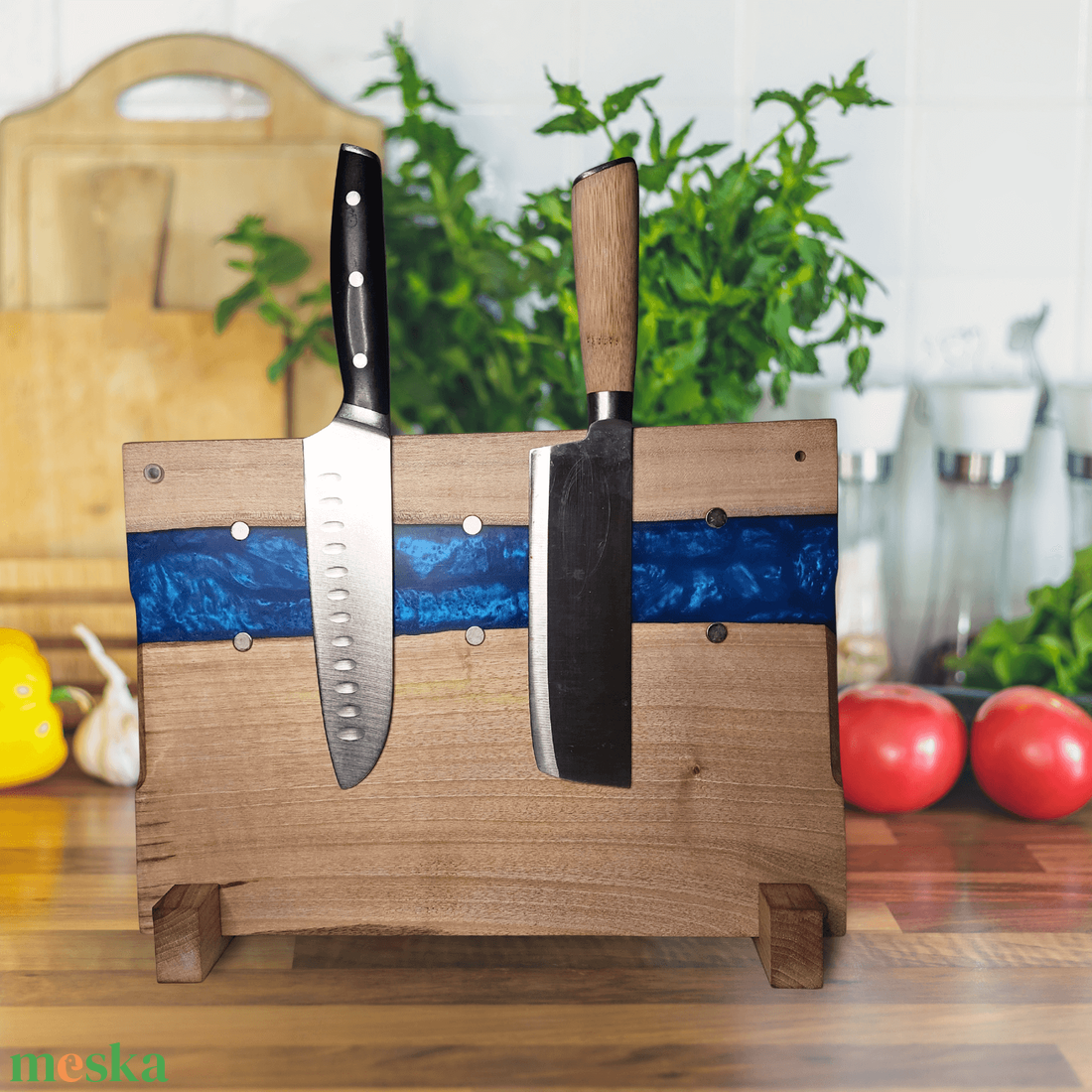3 az 1-ben prémium vágódeszka, késtartó és tálaló egyben kék - otthon & életmód - konyhafelszerelés, tálalás - sütés, főzés - vágódeszka - Meska.hu 3 az 1-ben prémium vágódeszka, késtartó és tálaló egyben kék - otthon & életmód - konyhafelszerelés, tálalás - sütés, főzés - vágódeszka - Meska.hu