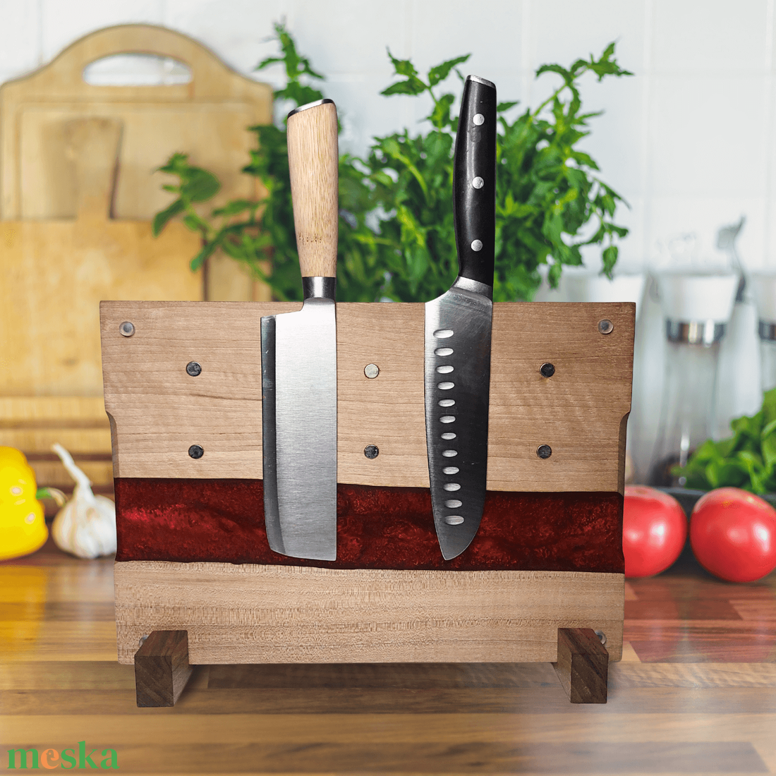 3 az 1-ben prémium vágódeszka, késtartó és tálaló egyben piros - otthon & életmód - konyhafelszerelés, tálalás - sütés, főzés - vágódeszka - Meska.hu 3 az 1-ben prémium vágódeszka, késtartó és tálaló egyben piros - otthon & életmód - konyhafelszerelés, tálalás - sütés, főzés - vágódeszka - Meska.hu