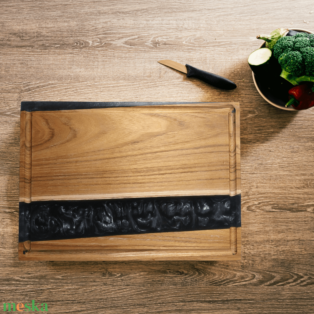 Prémium akácfa Vágódeszka/kínáló tálca - szürke (Titanium) - otthon & életmód - konyhafelszerelés, tálalás - sütés, főzés - vágódeszka - Meska.hu Prémium akácfa Vágódeszka/kínáló tálca - szürke (Titanium) - otthon & életmód - konyhafelszerelés, tálalás - sütés, főzés - vágódeszka - Meska.hu