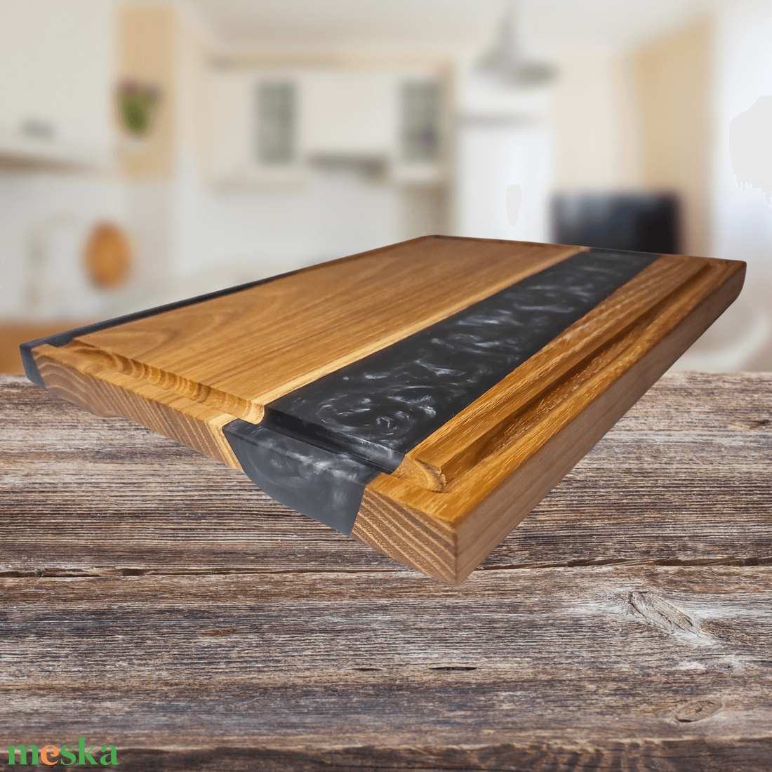 Prémium akácfa Vágódeszka/kínáló tálca - szürke (Titanium) - otthon & életmód - konyhafelszerelés, tálalás - sütés, főzés - vágódeszka - Meska.hu Prémium akácfa Vágódeszka/kínáló tálca - szürke (Titanium) - otthon & életmód - konyhafelszerelés, tálalás - sütés, főzés - vágódeszka - Meska.hu