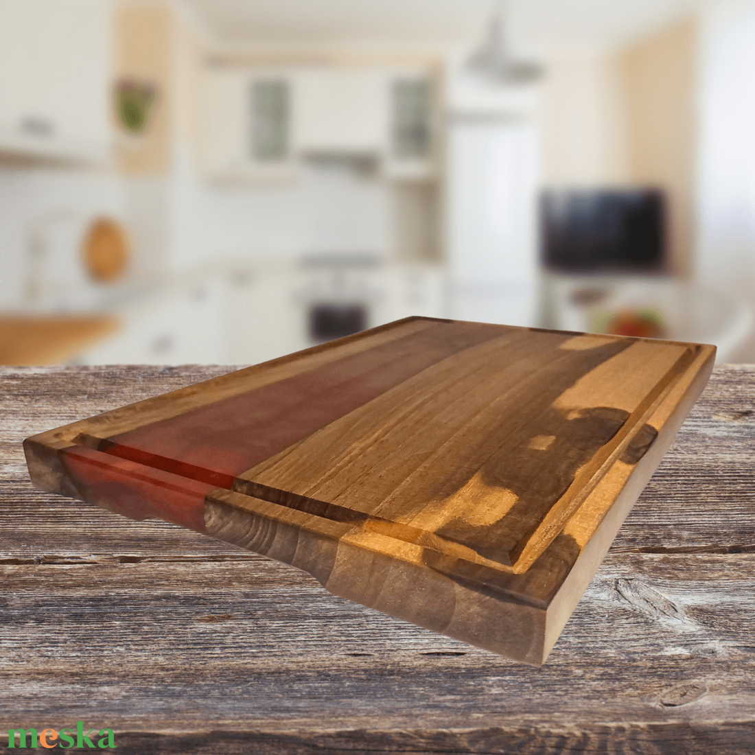 Prémium diófa Vágódeszka/kínáló tálca - piros - otthon & életmód - konyhafelszerelés, tálalás - sütés, főzés - vágódeszka - Meska.hu Prémium diófa Vágódeszka/kínáló tálca - piros - otthon & életmód - konyhafelszerelés, tálalás - sütés, főzés - vágódeszka - Meska.hu