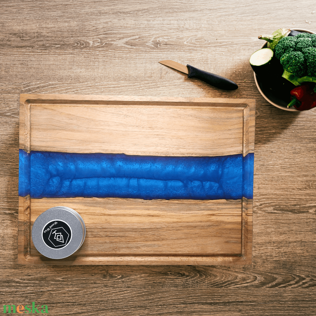 Prémium diófa Vágódeszka/kínáló tálca - kék - otthon & életmód - konyhafelszerelés, tálalás - sütés, főzés - vágódeszka - Meska.hu Prémium diófa Vágódeszka/kínáló tálca - kék - otthon & életmód - konyhafelszerelés, tálalás - sütés, főzés - vágódeszka - Meska.hu