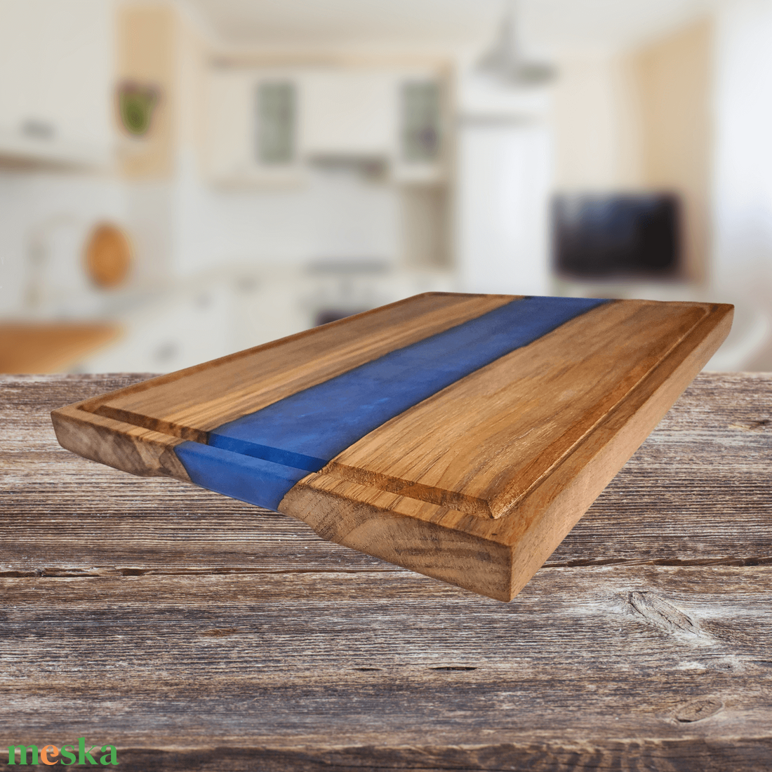 Prémium diófa Vágódeszka/kínáló tálca - kék - otthon & életmód - konyhafelszerelés, tálalás - sütés, főzés - vágódeszka - Meska.hu Prémium diófa Vágódeszka/kínáló tálca - kék - otthon & életmód - konyhafelszerelés, tálalás - sütés, főzés - vágódeszka - Meska.hu