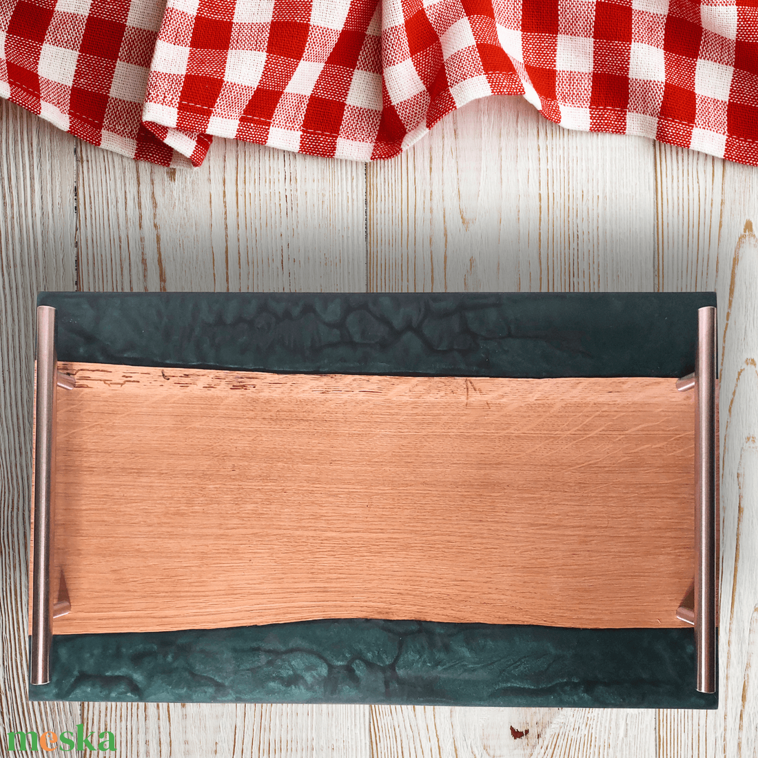 Prémium Tölgyfa tálaló - zöld - otthon & életmód - konyhafelszerelés, tálalás - sütés, főzés - vágódeszka - Meska.hu Prémium Tölgyfa tálaló - zöld - otthon & életmód - konyhafelszerelés, tálalás - sütés, főzés - vágódeszka - Meska.hu