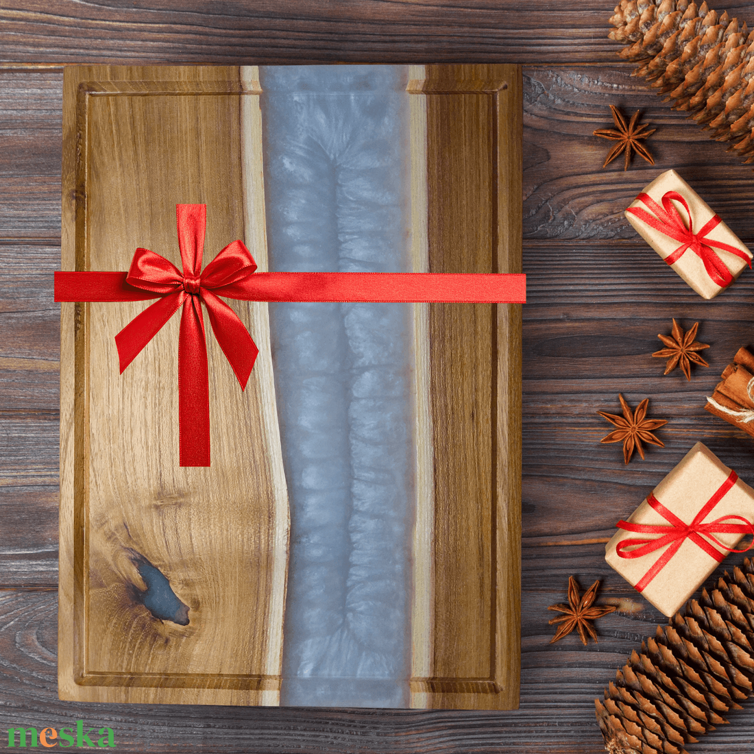 Akácfa késtartó/vágódeszka - Fehér - otthon & életmód - konyhafelszerelés, tálalás - sütés, főzés - vágódeszka - Meska.hu