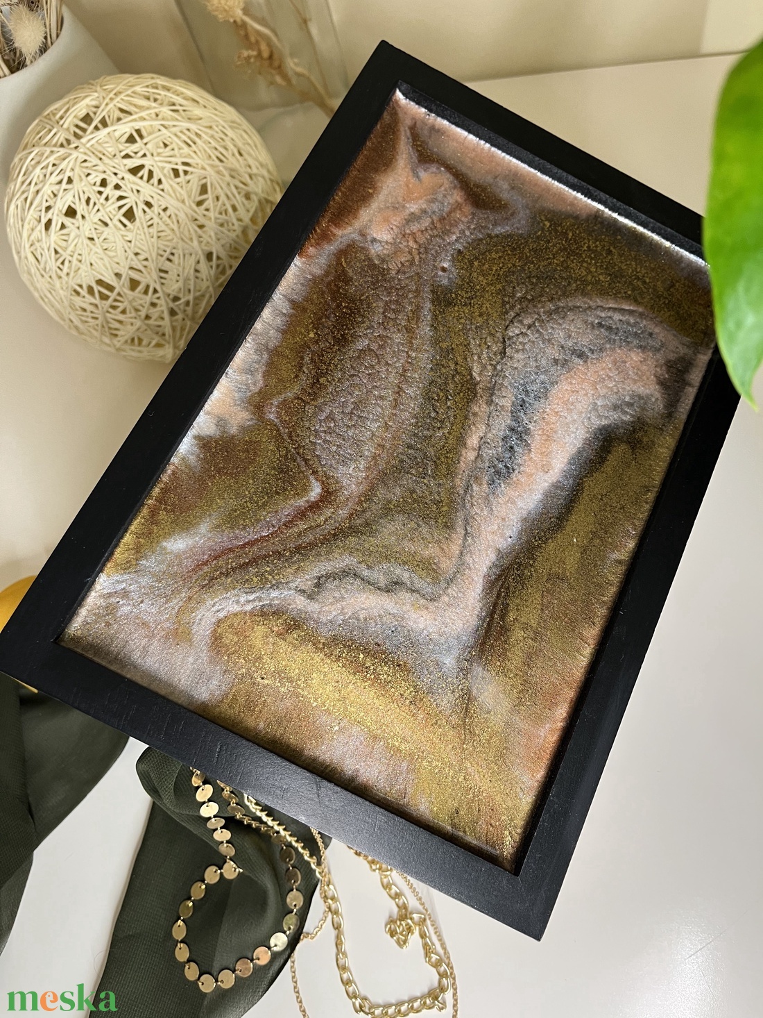 ékszerdoboz - művészet - festmény - festmény vegyes technika - Meska.hu