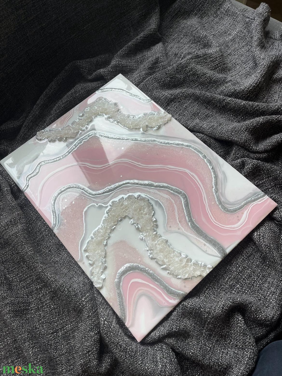 epoxi gyanta geóda falikép - otthon & életmód - dekoráció - kép & falikép - 3d képek - Meska.hu