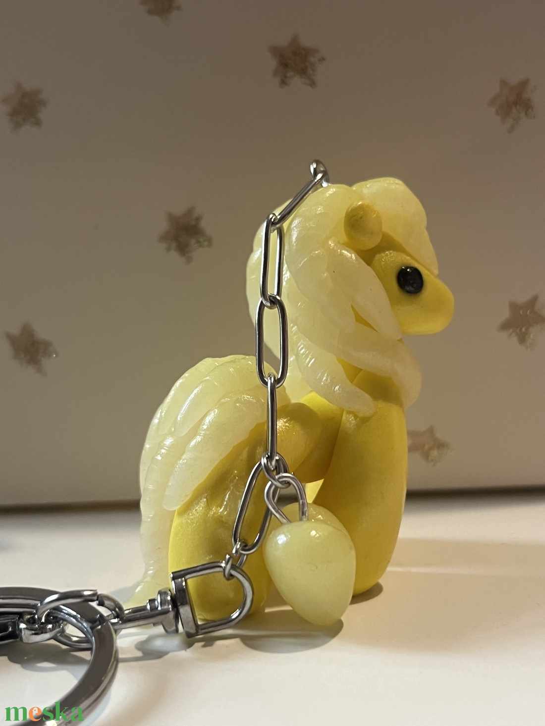 Ásvány kollekció - Citrin lovacska - táska & tok - kulcstartó & táskadísz - kulcstartó - Meska.hu