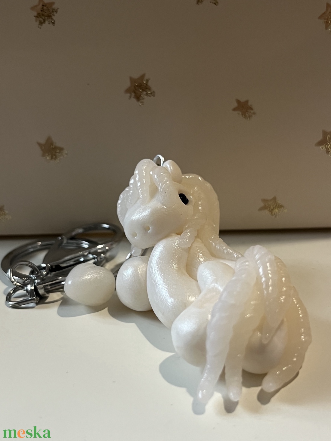 Ásvány kollekció - Hegyikristály lovacska - táska & tok - kulcstartó & táskadísz - kulcstartó - Meska.hu