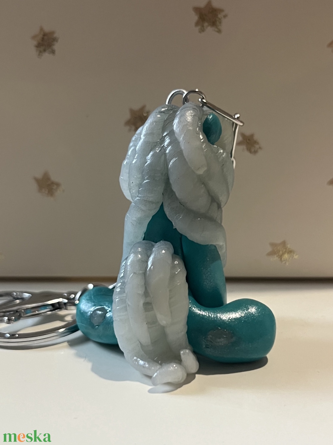 Ásvány kollekció - Amazonit lovacska - táska & tok - kulcstartó & táskadísz - kulcstartó - Meska.hu