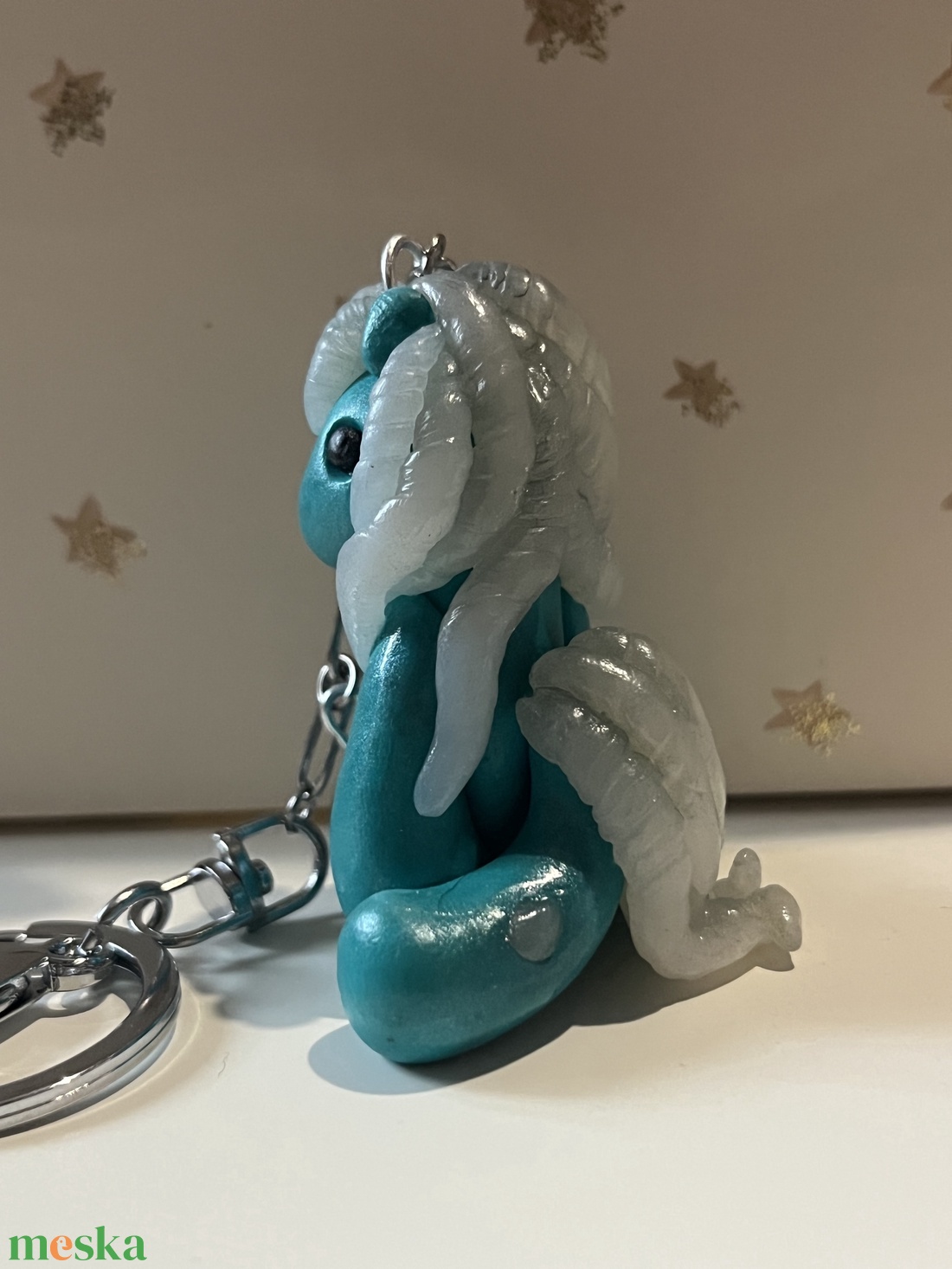 Ásvány kollekció - Amazonit lovacska - táska & tok - kulcstartó & táskadísz - kulcstartó - Meska.hu