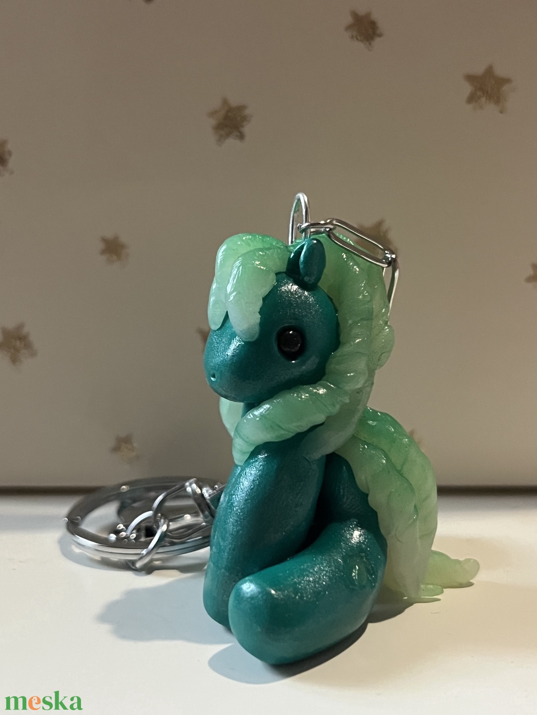 Ásvány kollekció - Jáde lovacska - táska & tok - kulcstartó & táskadísz - kulcstartó - Meska.hu