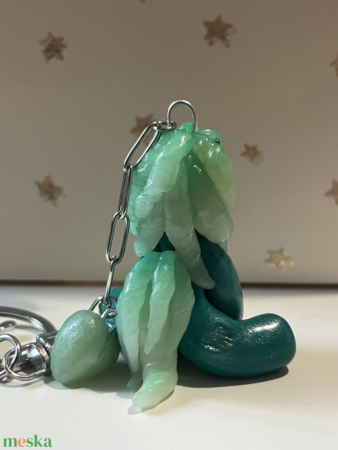Ásvány kollekció - Jáde lovacska - táska & tok - kulcstartó & táskadísz - kulcstartó - Meska.hu