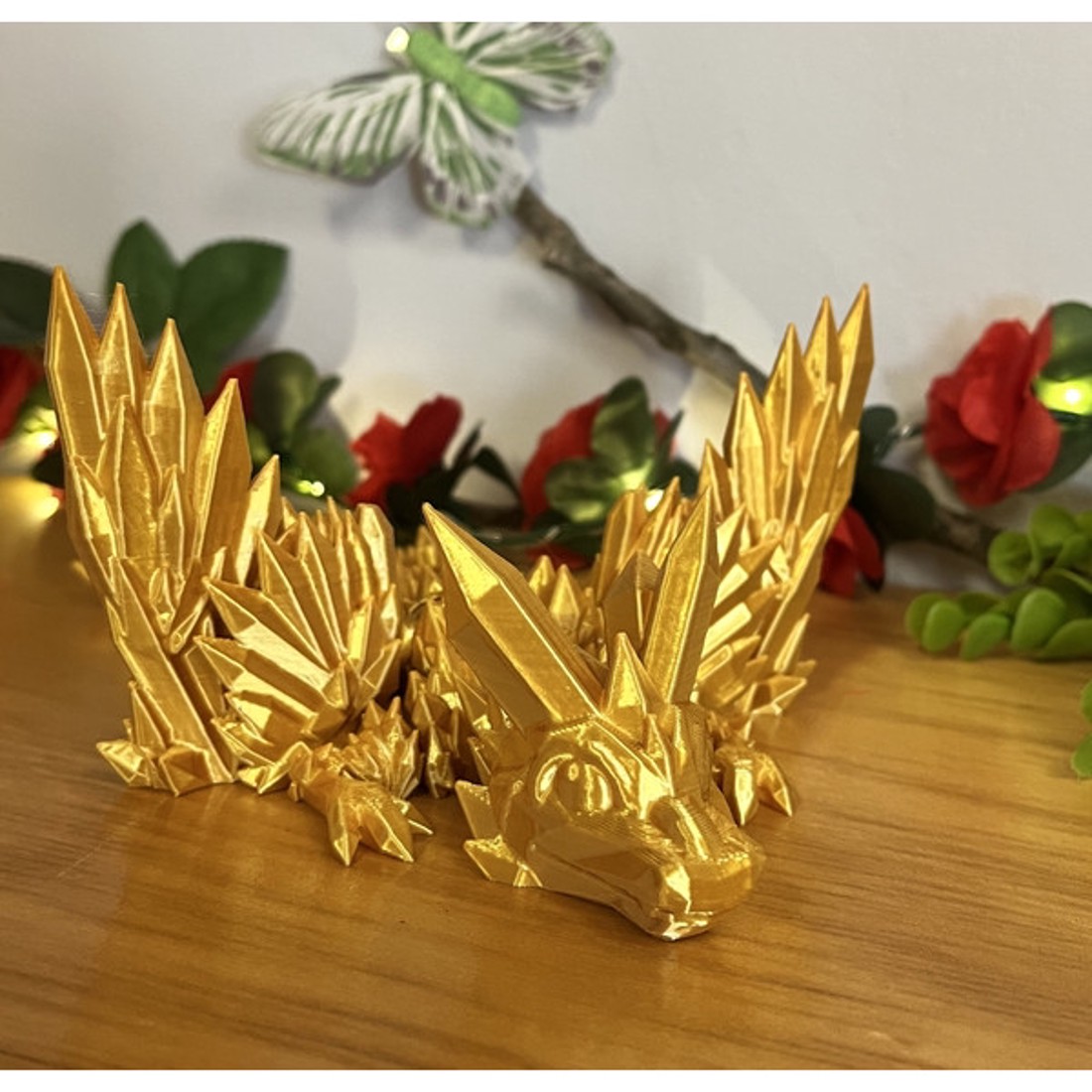 3d nyomtatott baby kristály sárkány - játék & sport - plüssállat & játékfigura - más figura - Meska.hu