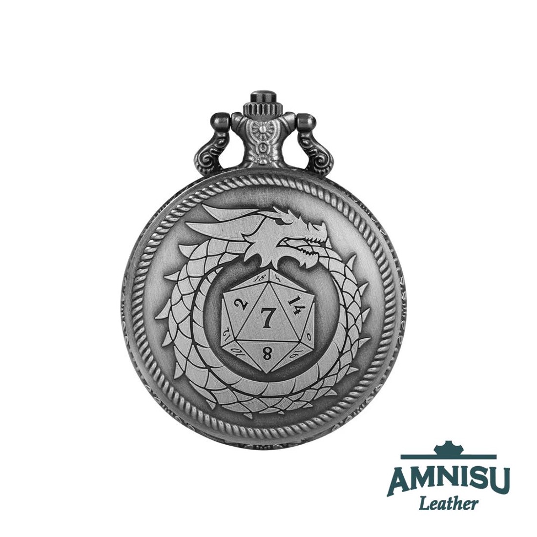 Ezüst sárkány kocka körül mini fém kockaszett zsebóra tokban - játék & sport - szerepjáték - Meska.hu