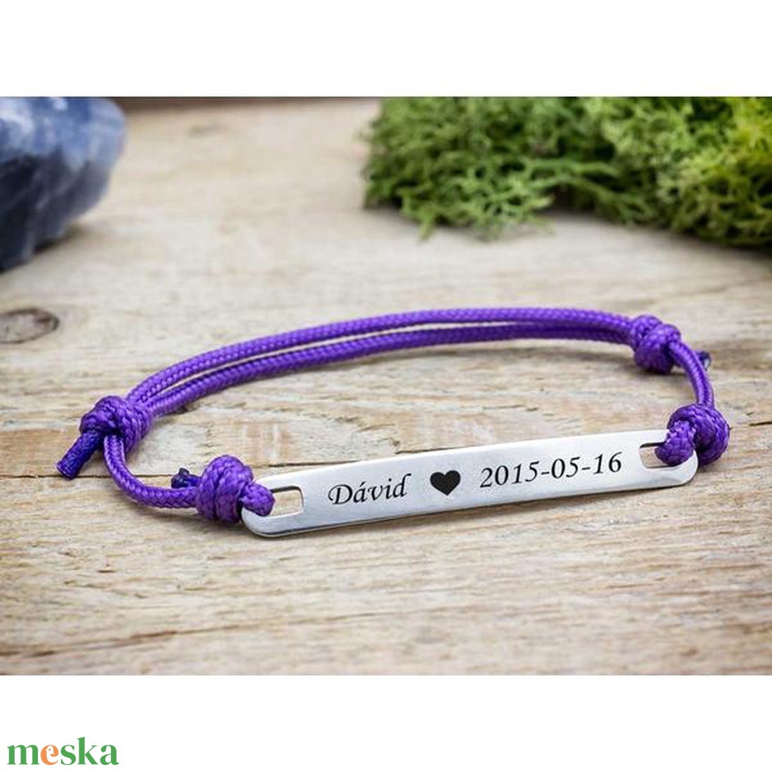 Gyermekem egyedi lapbetétes sötétlila microcord karkötő - ékszer - karkötő - névre szóló karkötő - Meska.hu Gyermekem egyedi lapbetétes sötétlila microcord karkötő - ékszer - karkötő - névre szóló karkötő - Meska.hu
