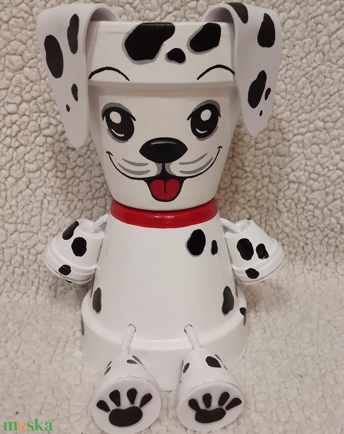 Dami,a dalmata - otthon & életmód - dekoráció - virágdísz és tartó - cserép & kaspó - Meska.hu Dami,a dalmata - otthon & életmód - dekoráció - virágdísz és tartó - cserép & kaspó - Meska.hu