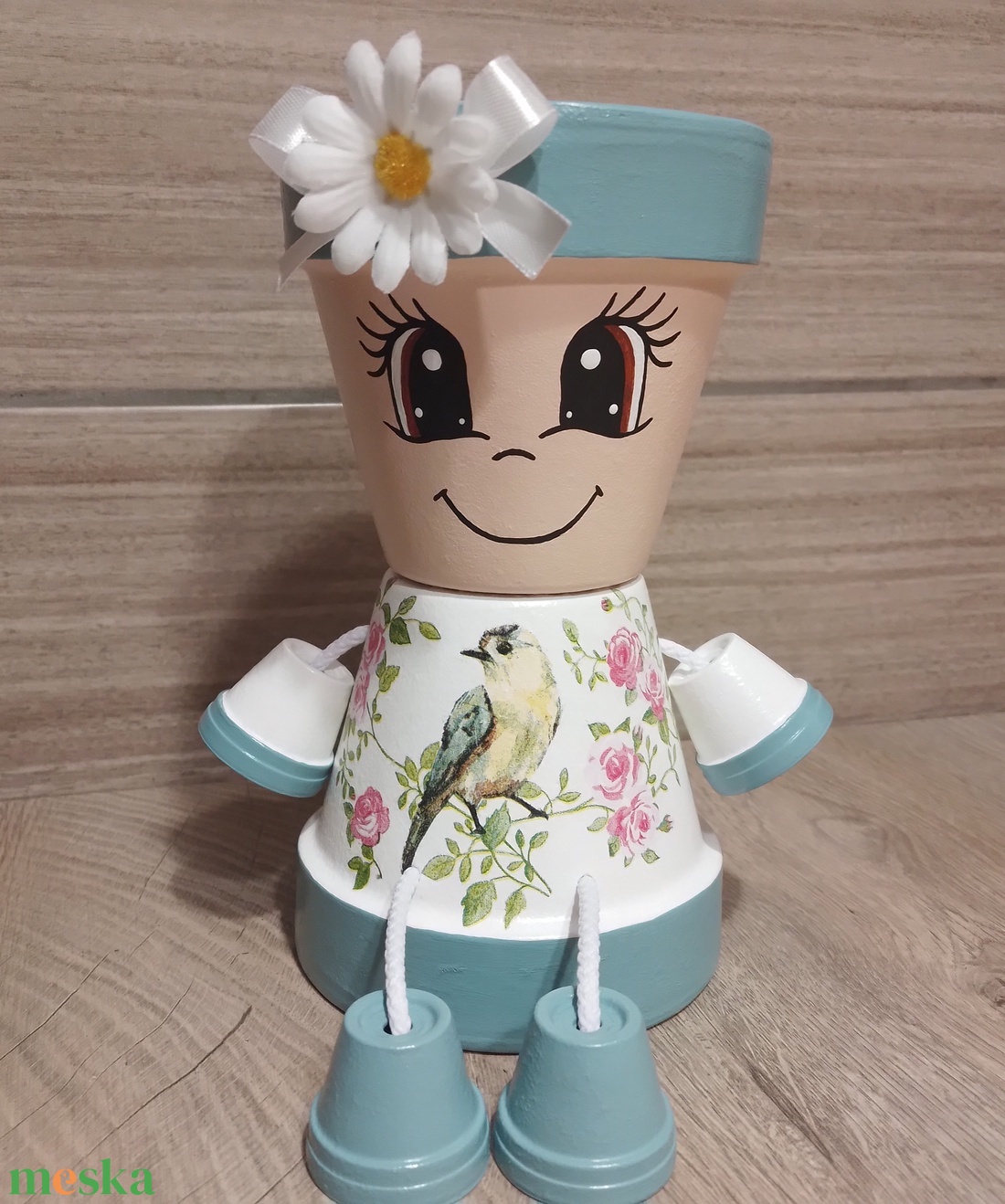 Izabell - otthon & életmód - ház & kert - cserépbaba - Meska.hu