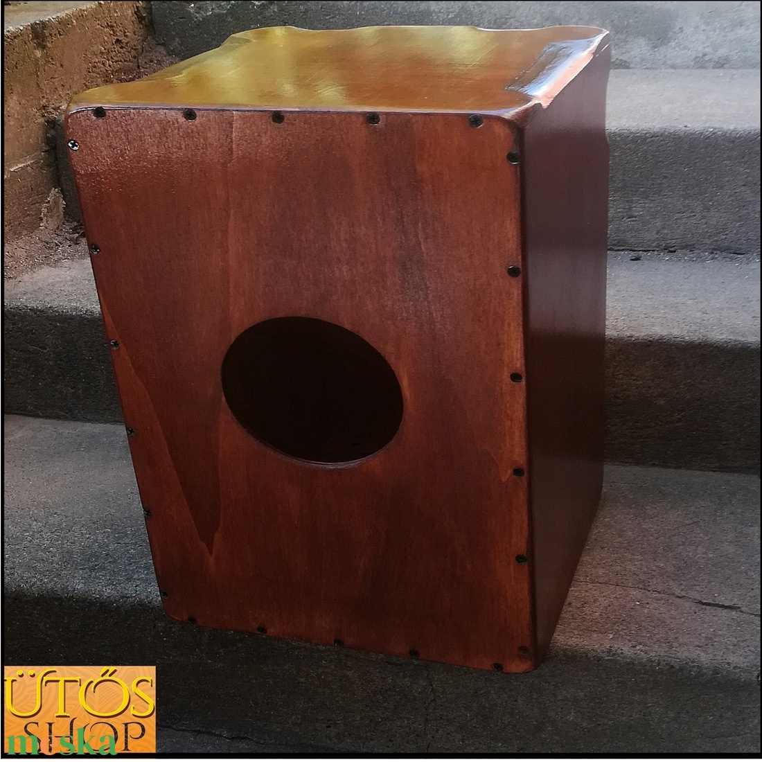 Állítható húros (finomhangolható) cajon dob - könyv & zene - hangszer & hangszertok - Meska.hu