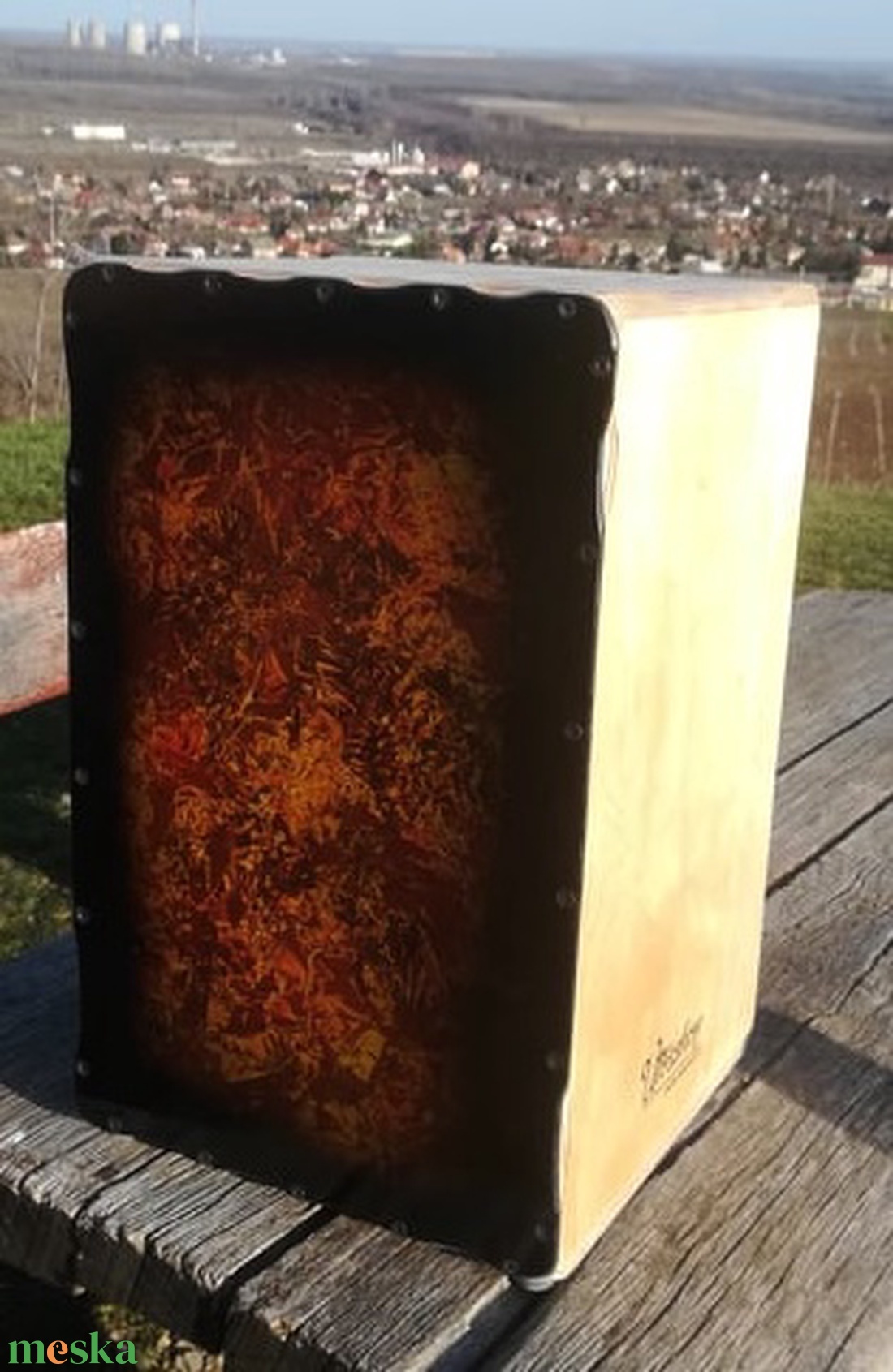 Design Series Fire cajon dob ütős hangszer - könyv & zene - hangszer & hangszertok - Meska.hu Design Series Fire cajon dob ütős hangszer - könyv & zene - hangszer & hangszertok - Meska.hu