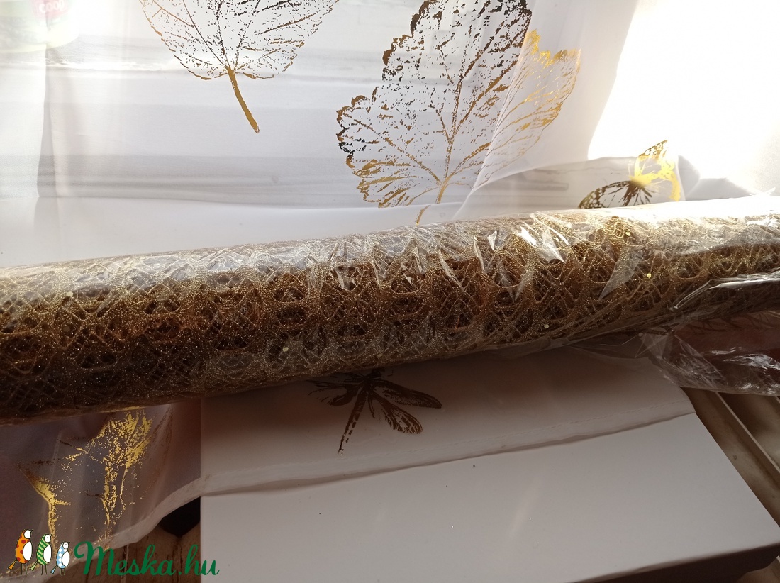 Arany csillámos lace csomagoló háló - kellékek & szerszámok - dekorációs kellékek - egyéb kellékek - Meska.hu Arany csillámos lace csomagoló háló - kellékek & szerszámok - dekorációs kellékek - egyéb kellékek - Meska.hu