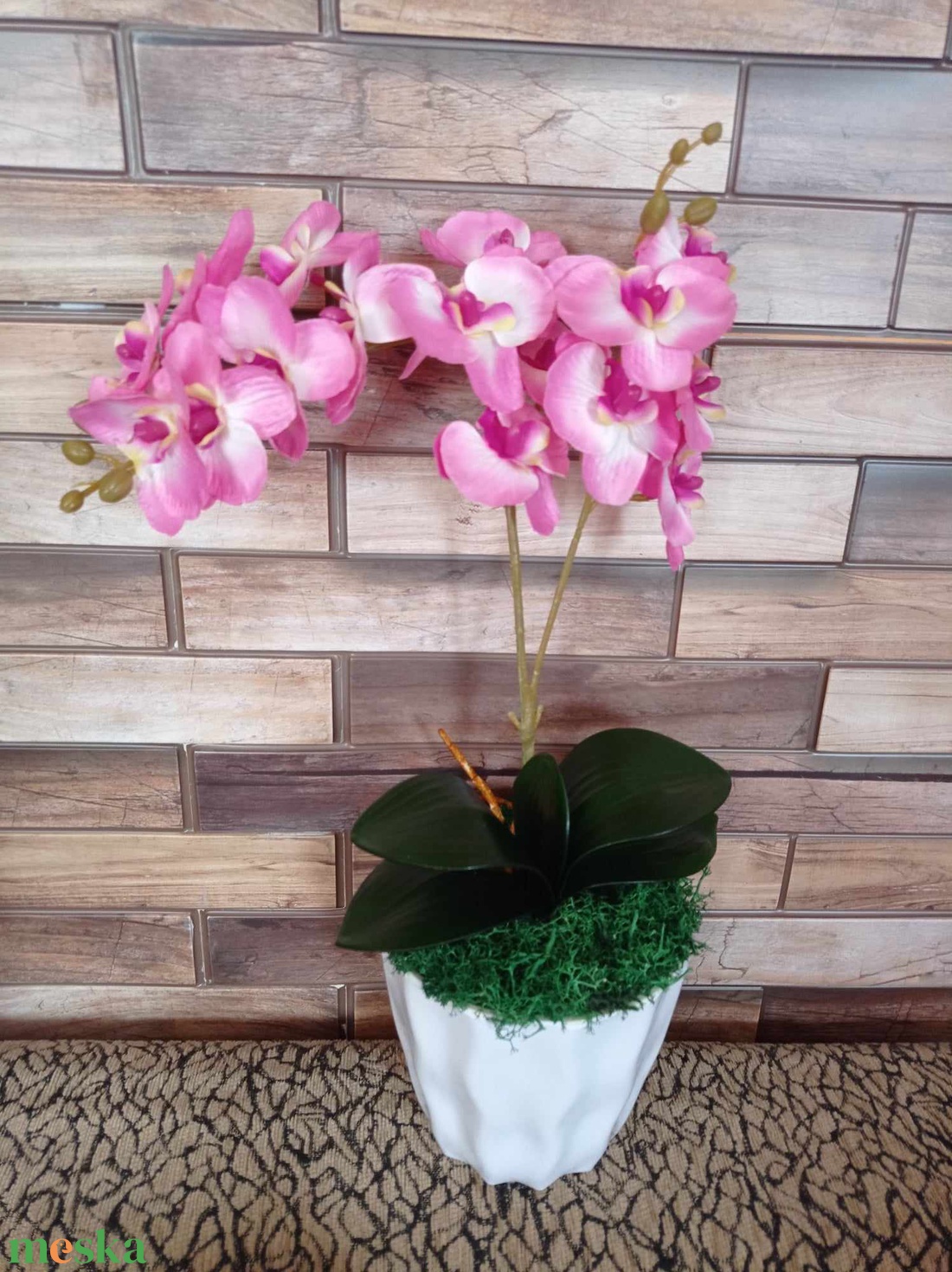 Rózsaszín orchidea selyemvirág műanyag kaspóban asztaldísz tavaszi dekoráció műnövény - otthon & életmód - dekoráció - virágdísz és tartó - csokor & virágdísz - Meska.hu Rózsaszín orchidea selyemvirág műanyag kaspóban asztaldísz tavaszi dekoráció műnövény - otthon & életmód - dekoráció - virágdísz és tartó - csokor & virágdísz - Meska.hu