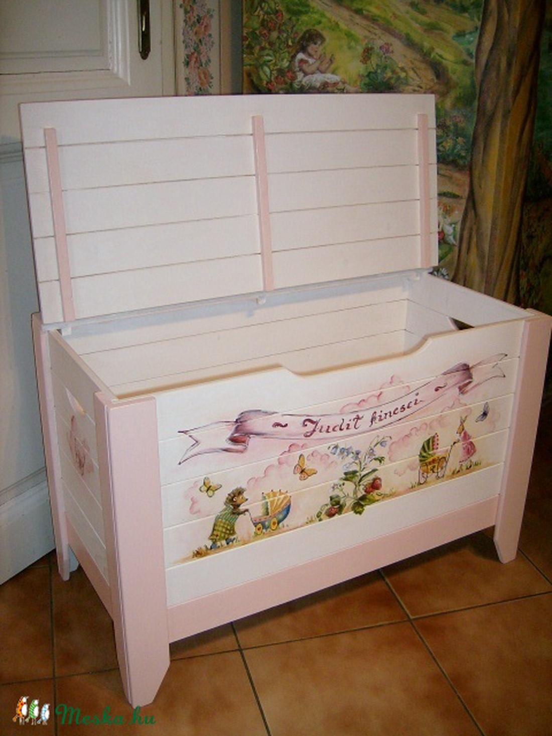  Játéktároló faláda- Megrendelésre -  - Meska.hu