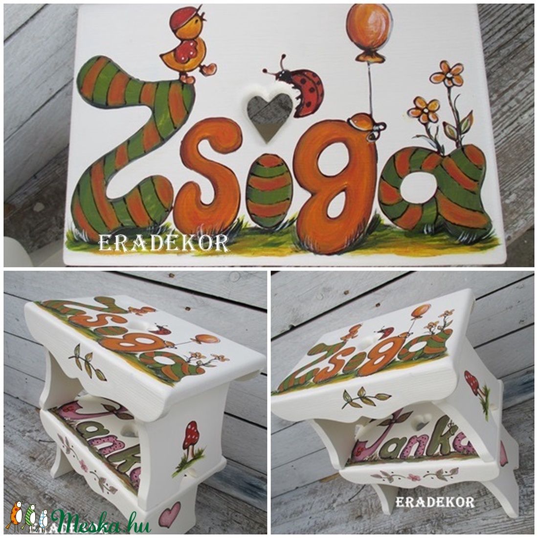 KISLÁNY sámli keresztelőre - - Meska.hu KISLÁNY sámli keresztelőre - - Meska.hu