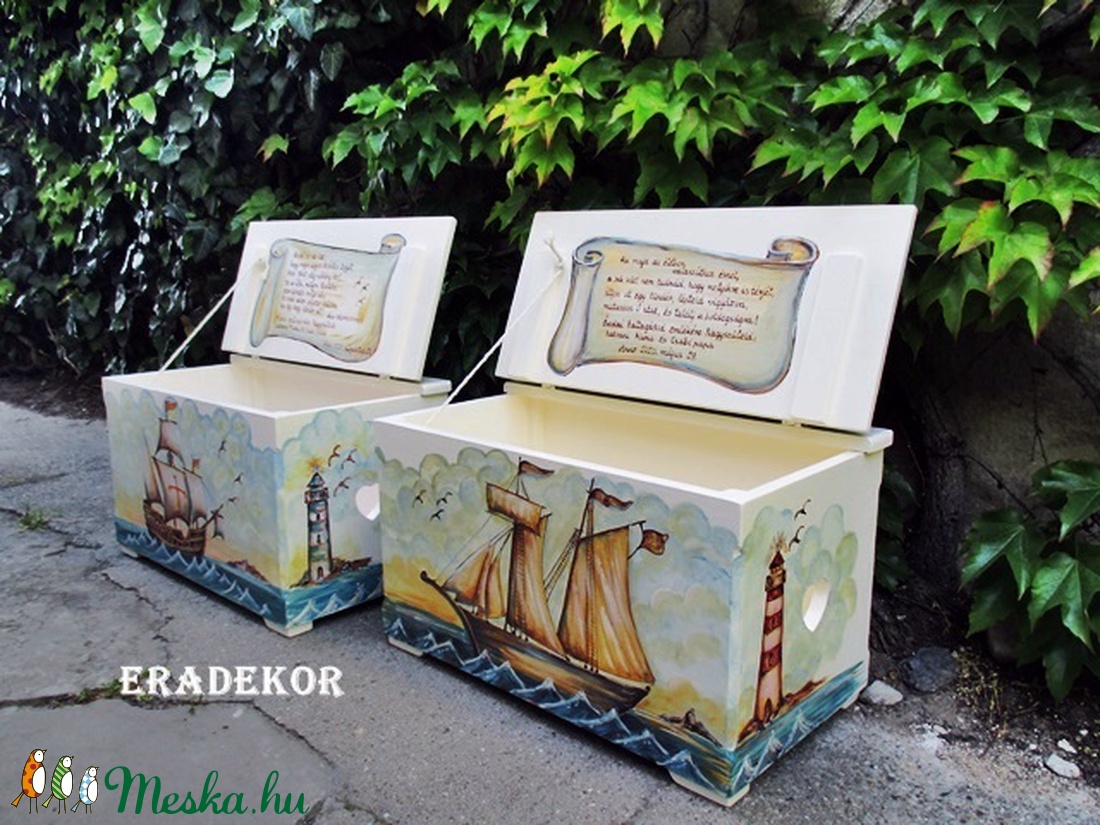 Névre szóló, hajós játéktároló láda - otthon & életmód - bútor - Meska.hu Névre szóló, hajós játéktároló láda - otthon & életmód - bútor - Meska.hu
