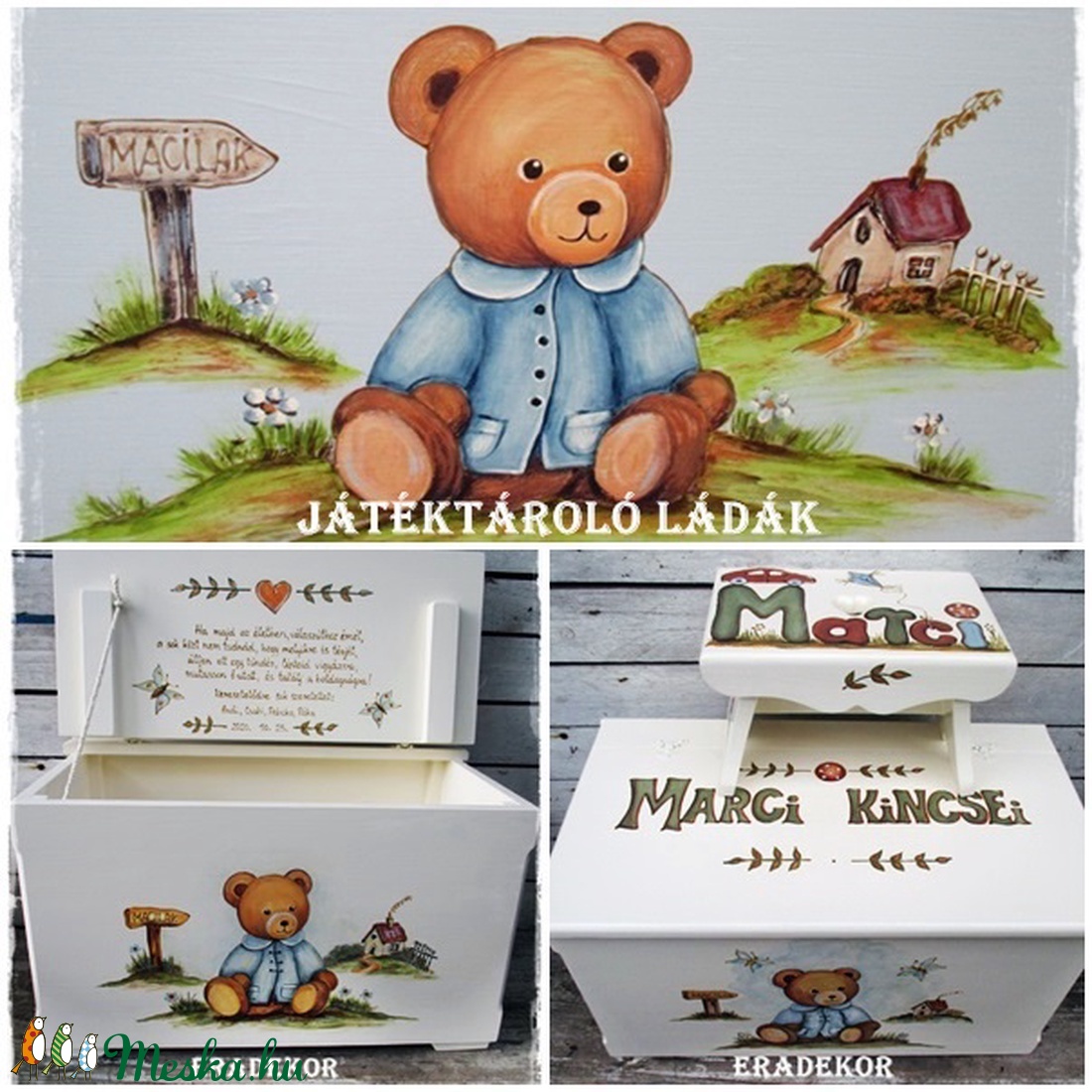 Mackó lányos meseláda keresztelőre - játék & sport - 3 éves kor alattiaknak - Meska.hu Mackó lányos meseláda keresztelőre - játék & sport - 3 éves kor alattiaknak - Meska.hu