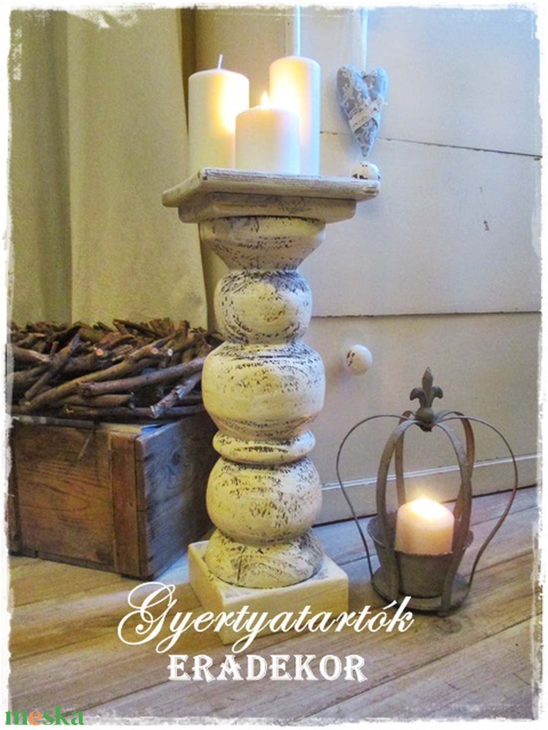 Óriás vintage gyertyatartó - otthon & életmód - gyertya, illat, aroma - gyertyatartó - Meska.hu Óriás vintage gyertyatartó - otthon & életmód - gyertya, illat, aroma - gyertyatartó - Meska.hu